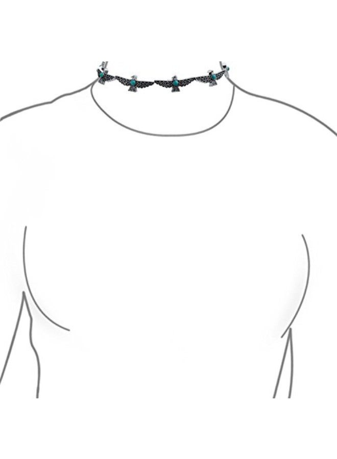 بلينج جولري قلادة رقبة بيوت بيرد على شكل نسر - Image 2