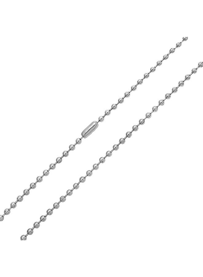 Stainless Steel Ball Chain Necklace - v1552134636/N21640377A_1