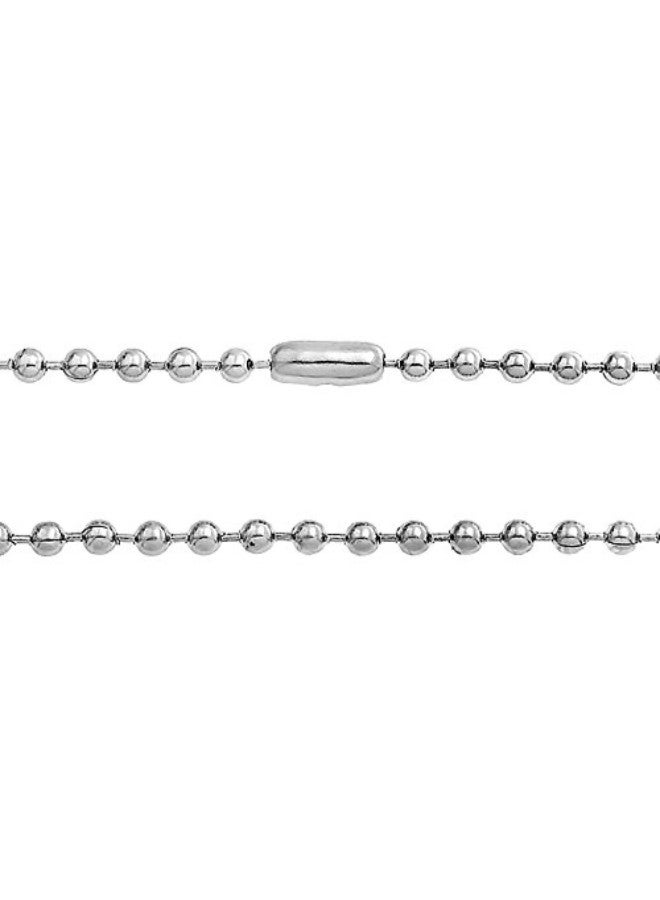 Stainless Steel Ball Chain Necklace - v1552134636/N21640377A_2