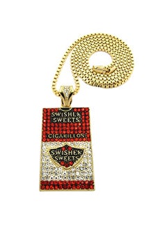 Bitter Sweet Store Brass Pendant Necklace With Zircon  - Image 1