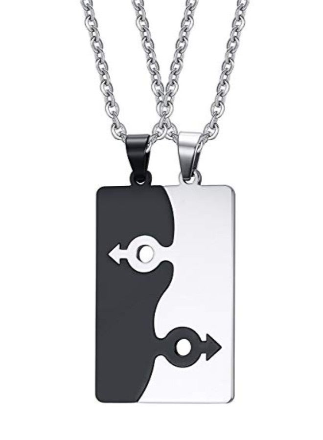 HUANIAN Stainless Steel Pendant Necklace  - Image 1