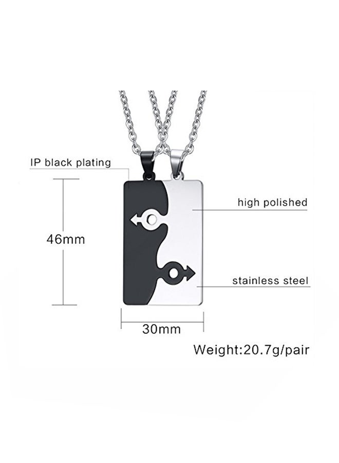 HUANIAN Stainless Steel Pendant Necklace  - Image 2