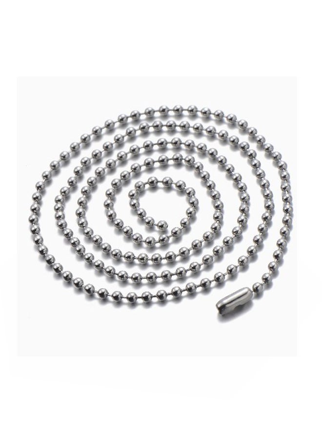 COOLSTEELANDBEYOND - Stainless Steel Ball Chain Pendant Necklace - Image 1