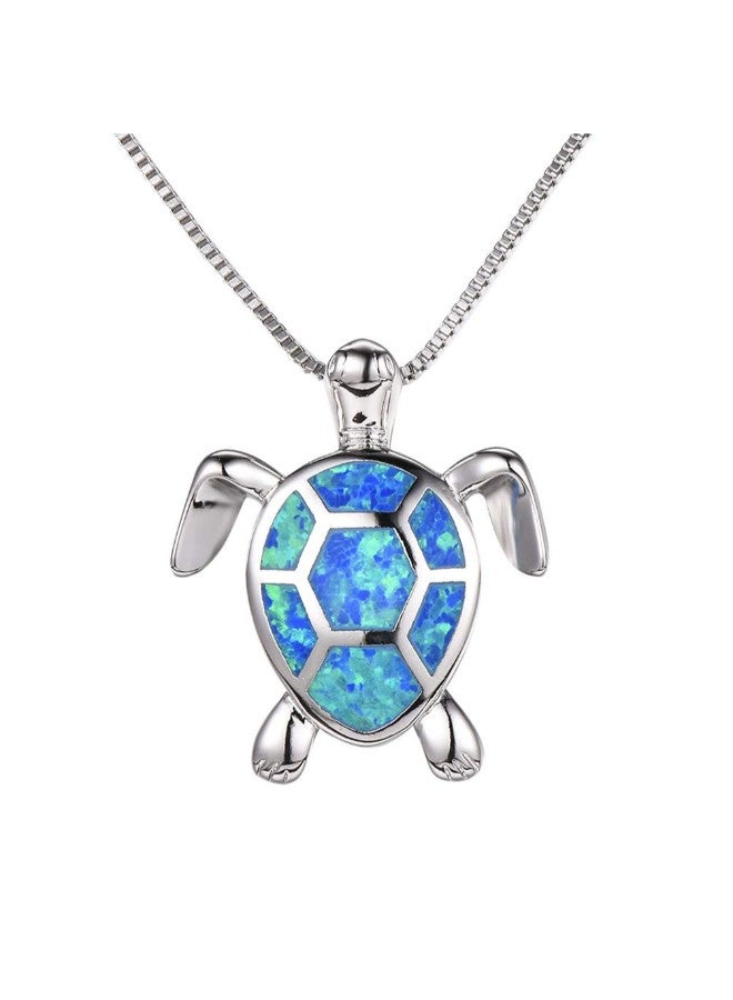 Vanessa Sea Turtle Rings Pendant Necklace
