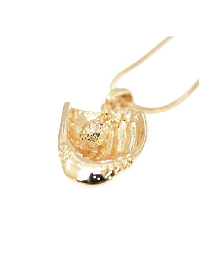 تشيلسي تشيك إن واي سي قلادة ذهبية لقفاز البيسبول والكرة المتدلية - Image 2