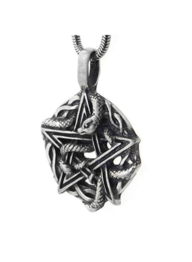 Silver Insanity - Tone Brass Snake Chain Necklace - Image 1