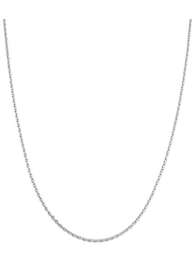 ICE CARATS 925 Sterling Silver Beveled Oval Pendant Necklace - Image 2