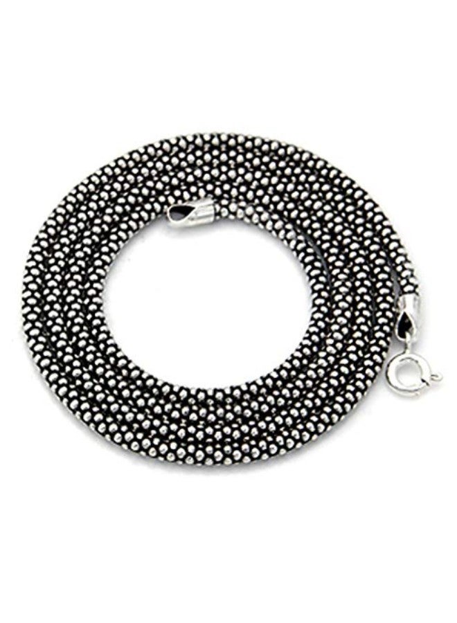 Silvershake Sterling Silver Chain Necklace - Image 1