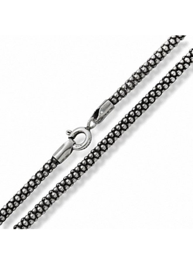 Silvershake Sterling Silver Chain Necklace - Image 3