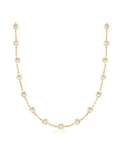 ROSS-SIMONS 925 Sterling Silver Chain Necklace With Cubic Zirconia  - Image 1