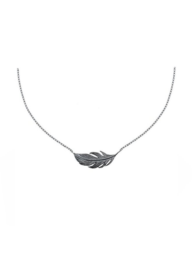 Les Poulettes Jewels - Rhodium Plated Silver Chain Necklace - Image 1