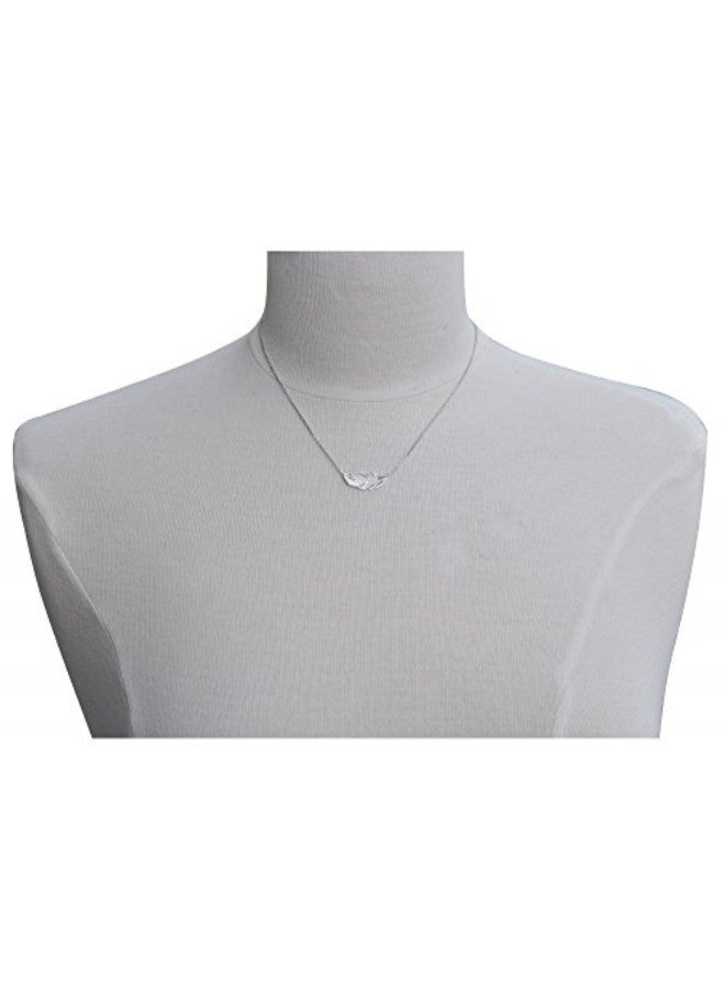 Les Poulettes Jewels - Rhodium Plated Silver Chain Necklace - Image 1