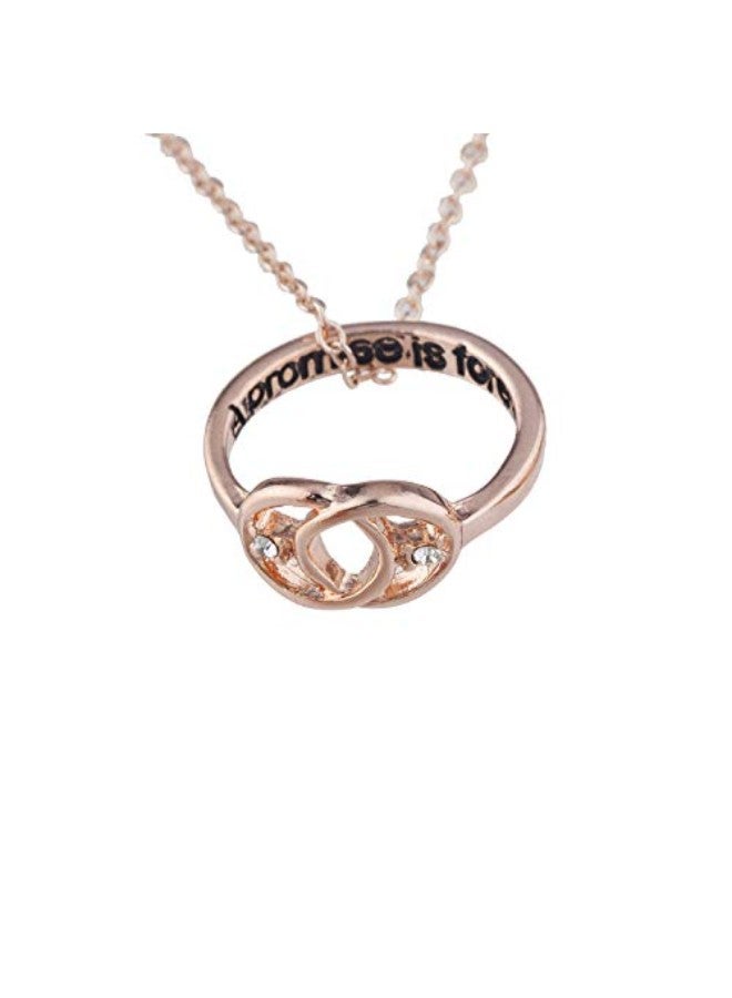 Lux Accessories Brass Chain Necklace - Image 2