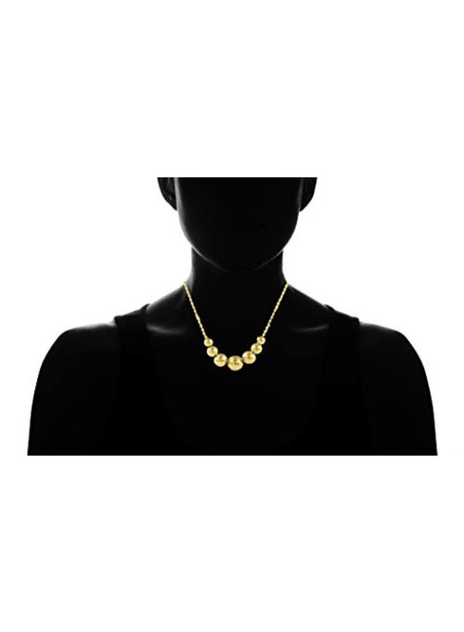 فيرونا جوليرز - قلادة بسلسلة من الفضة الإسترليني عيار 925 بتصميم كرات - Image 1