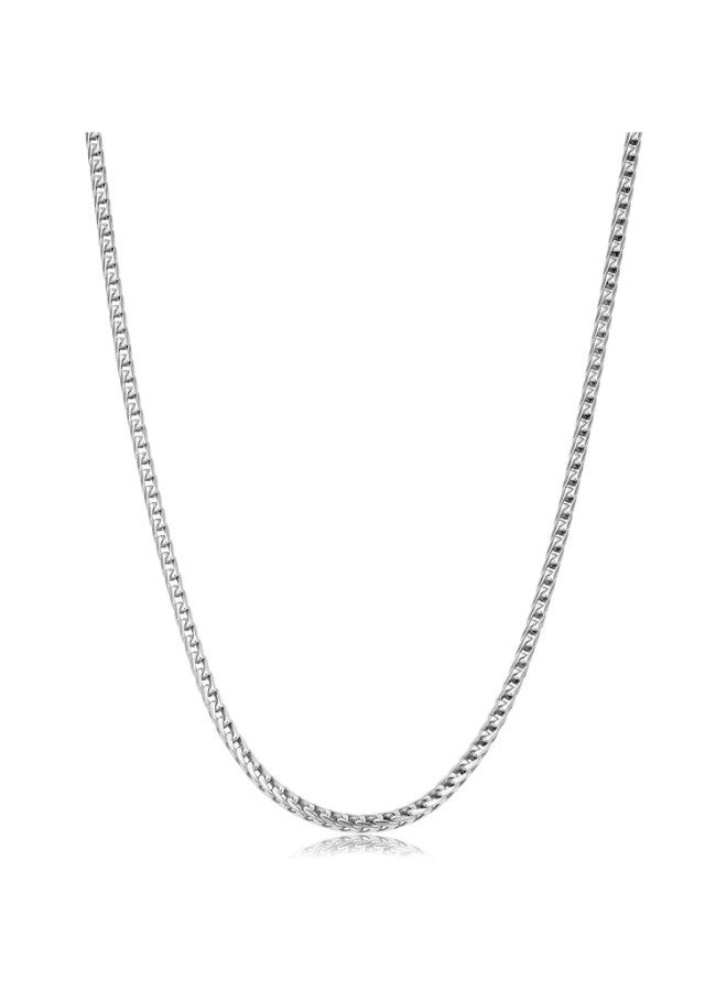 كول جوليري قلادة على شكل سلسلة من الفضة الإسترليني عيار 925 بتصميم فرانكو - Image 1