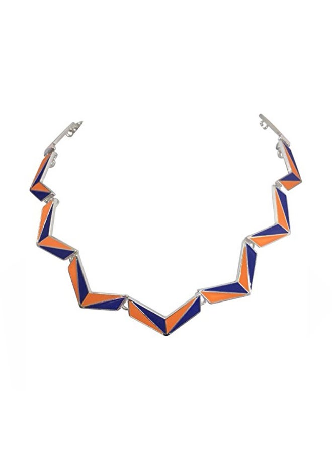 Gypsy Jewels Silver Tone Brass Chain Necklace  - Image 1