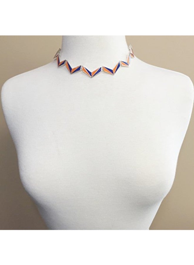 Gypsy Jewels Silver Tone Brass Chain Necklace  - Image 3