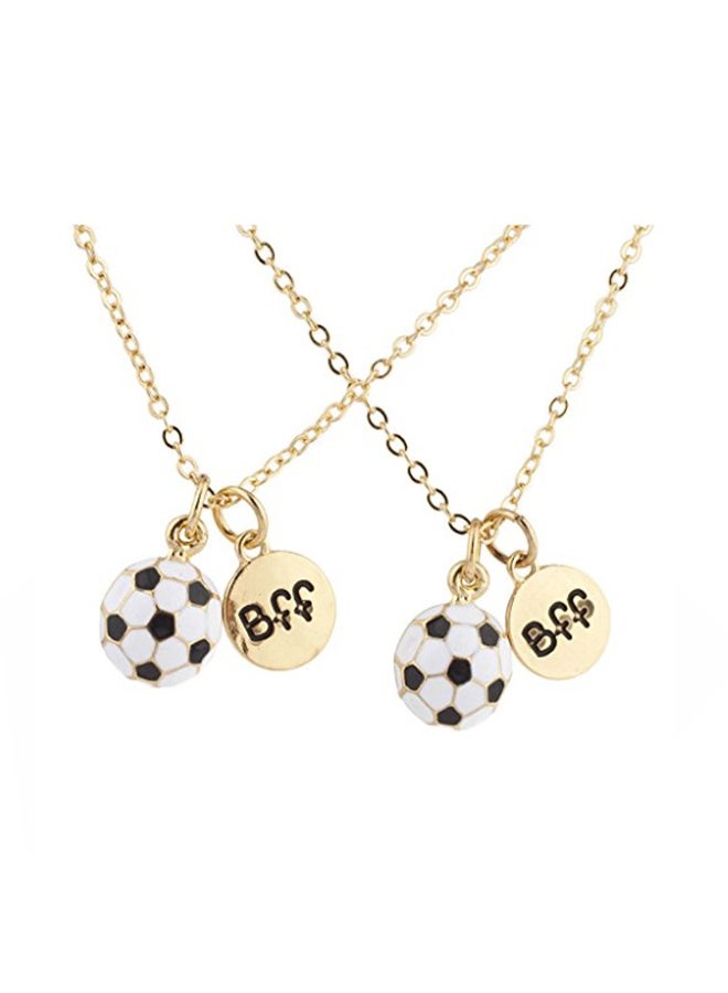 Lux Accessories Brass Chain Necklace  - Image 1