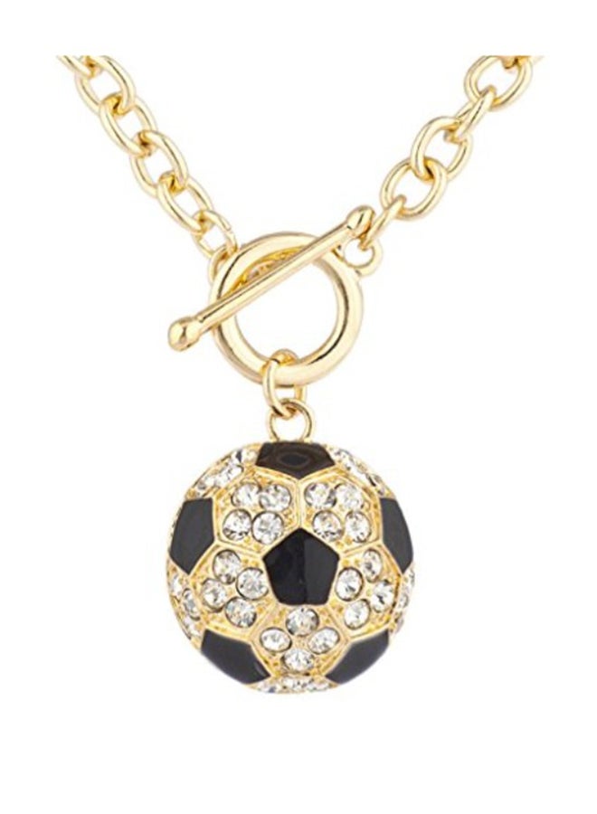 Lux Accessories Brass Charm Necklace - Image 1