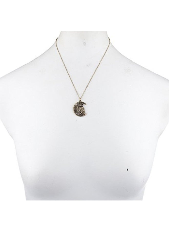 Lux Accessories Brass Charm Necklace - Image 2