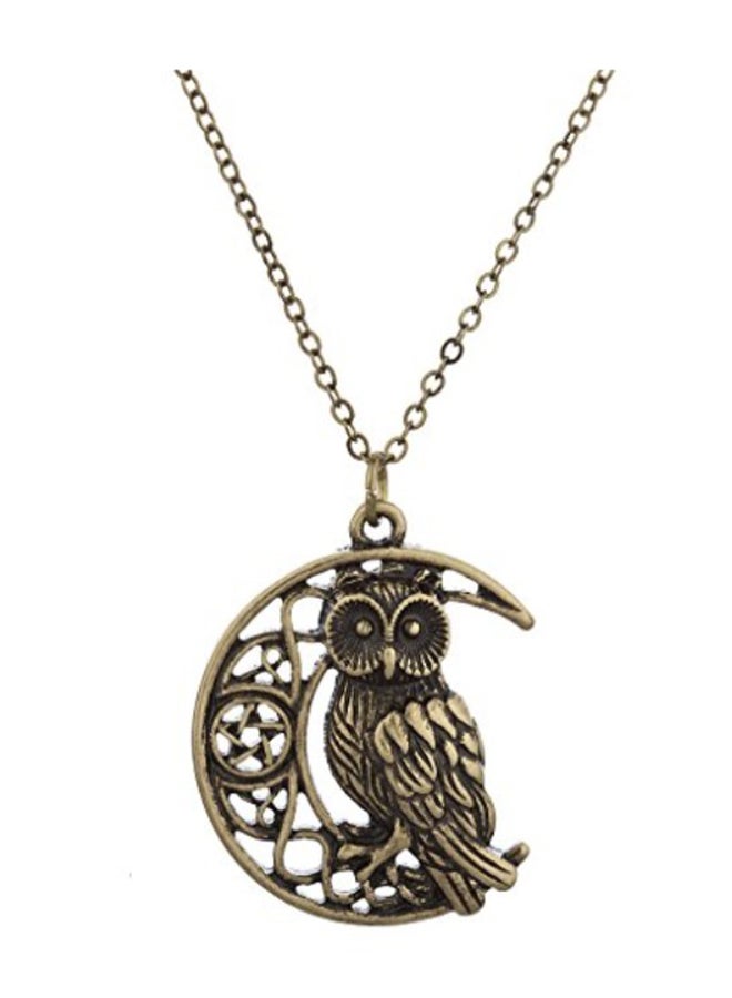 Lux Accessories Brass Charm Necklace - Image 1