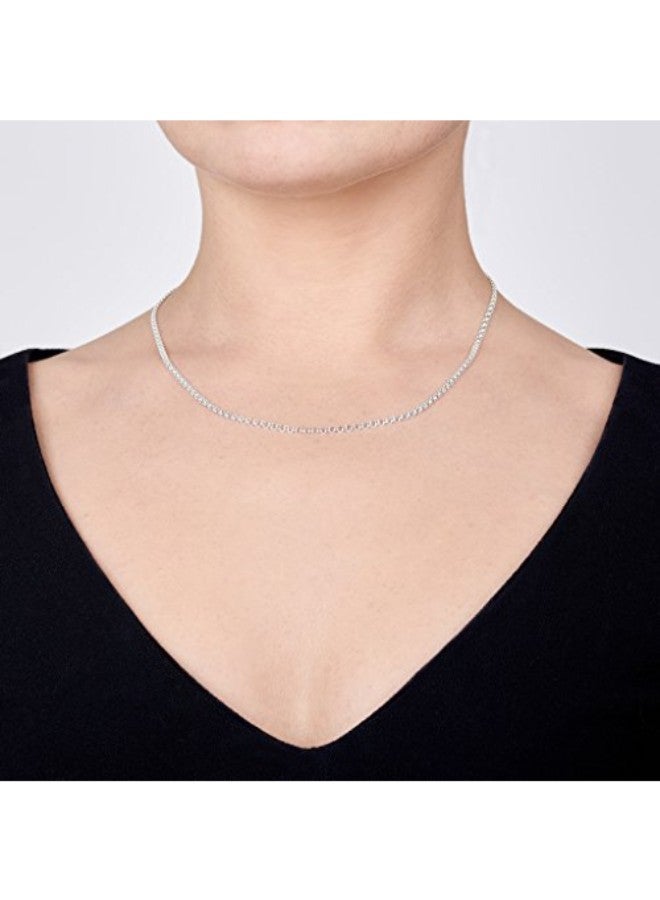Amberta 925 Sterling Silver Bismark Chain Necklace - Image 2