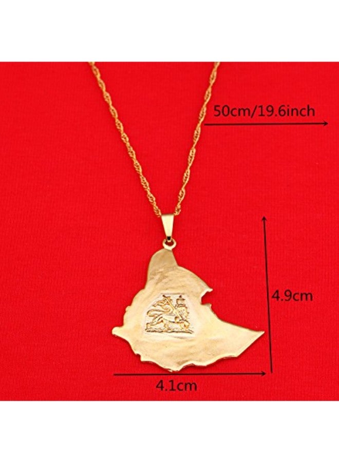 Ethiopian Map Pendant Necklace - v1552139562/N21650229A_4