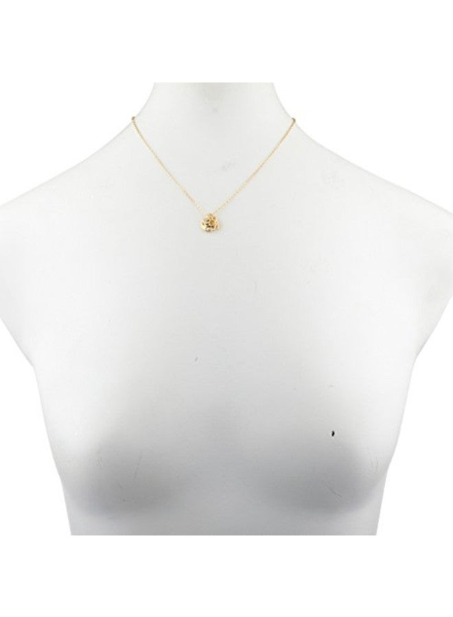 Lux Accessories Brass Charm Necklace  - Image 2