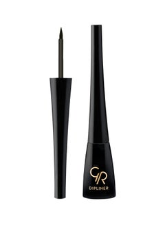 Golden Rose Dipliner Liquid Eyeliner Black  - Image 1
