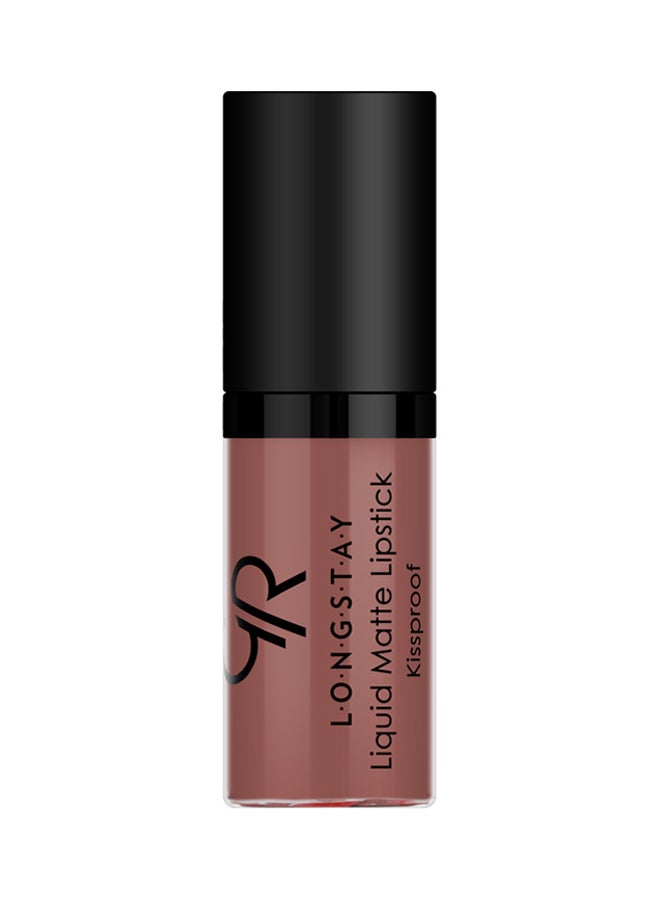 Golden Rose Longstay Liquid Matte Lipstick Brown 22 - Image 1