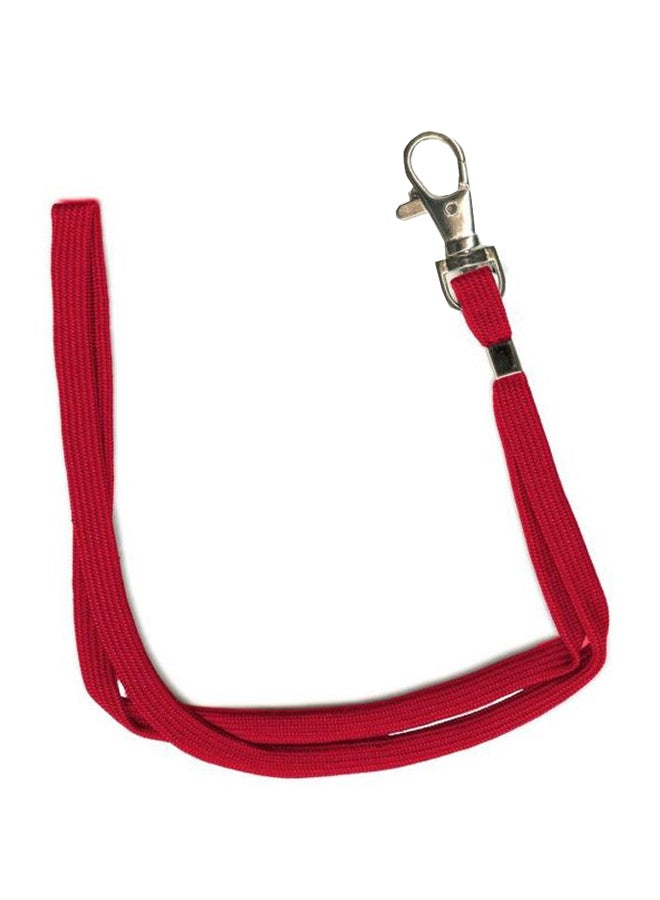 بيندرماكس طقم حوامل شارة الاسم مزود بحلقة من 50 قطعة أحمر