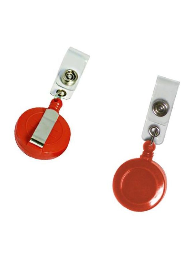 بيندرماكس طقم بكرة شارة من 100 قطعة أحمر/ شفاف/ فضي