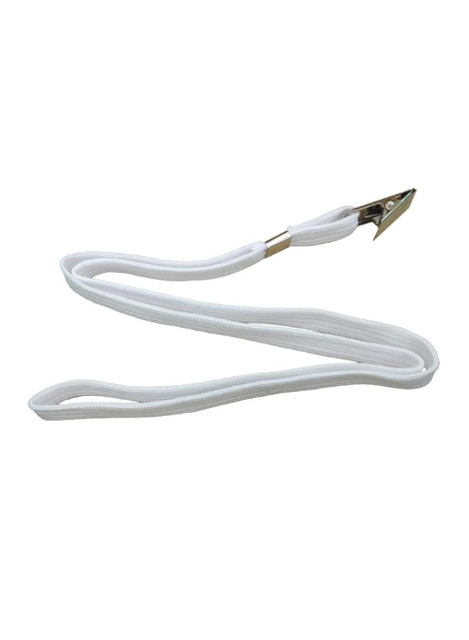 بيندرماكس طقم حوامل شارة الاسم من 50 قطعة أبيض