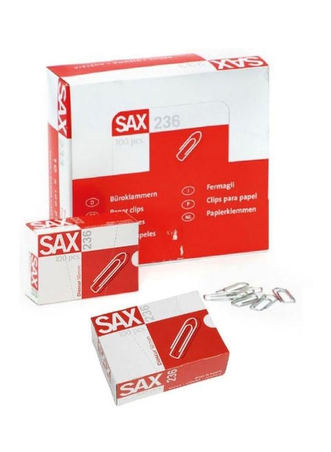 10 Box Paper Clips Silver