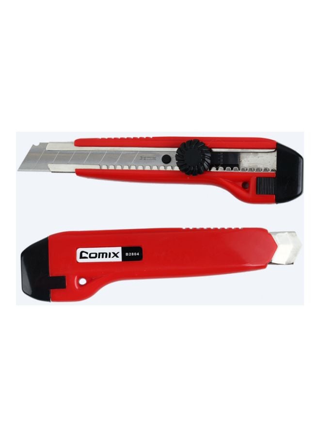 COMIX Utility Knife Red/Silver/Black - Image 2