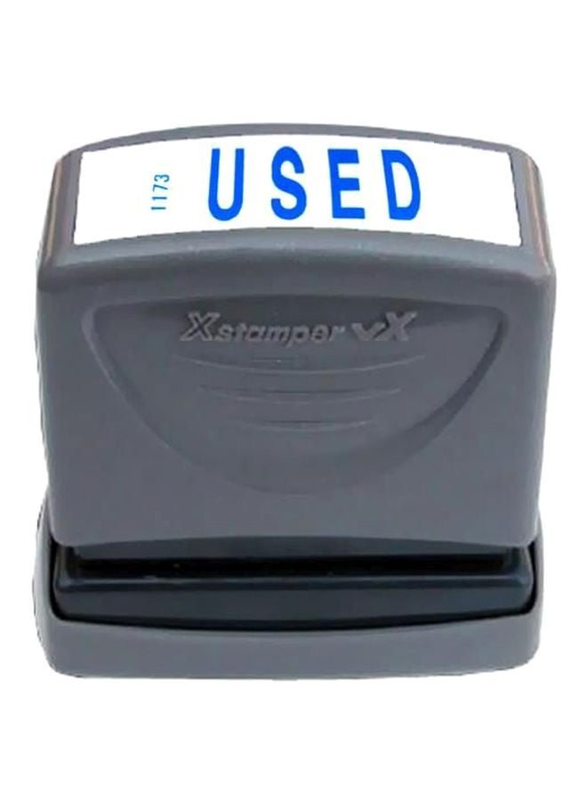ختم مزود بحبر لعبارة «Used» طراز 1173 رمادي/ أخضر/ أزرق