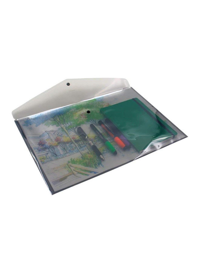 كوميكس طقم مجلد ملفات ومستندات من 10 قطع رمادي - Image 2