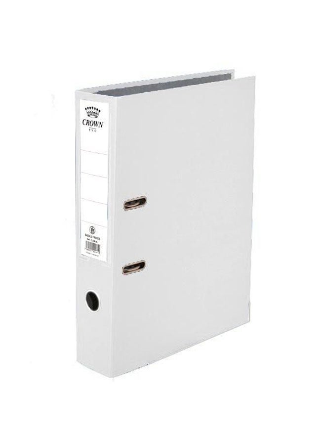 Plastic Box File White