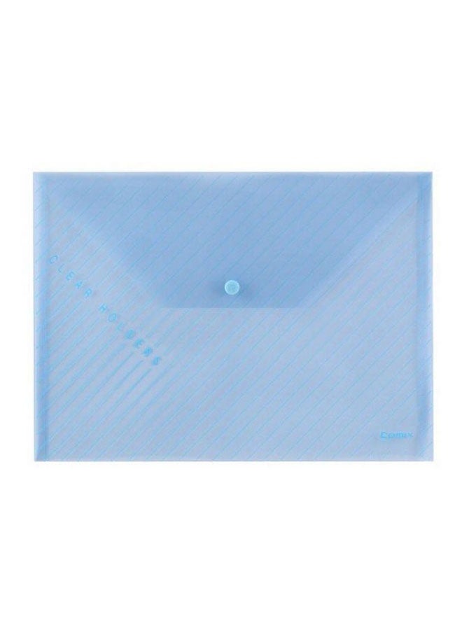 COMIX 10-Piece Bag File Blue