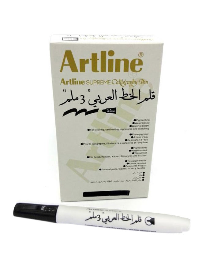 قلم الخط العربي سوبريم أسود
