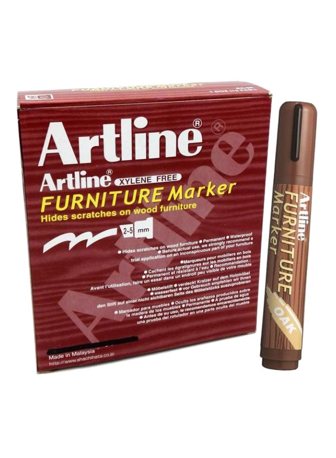 أقلام تحديد فرنتشر من 12 قطعة أوك