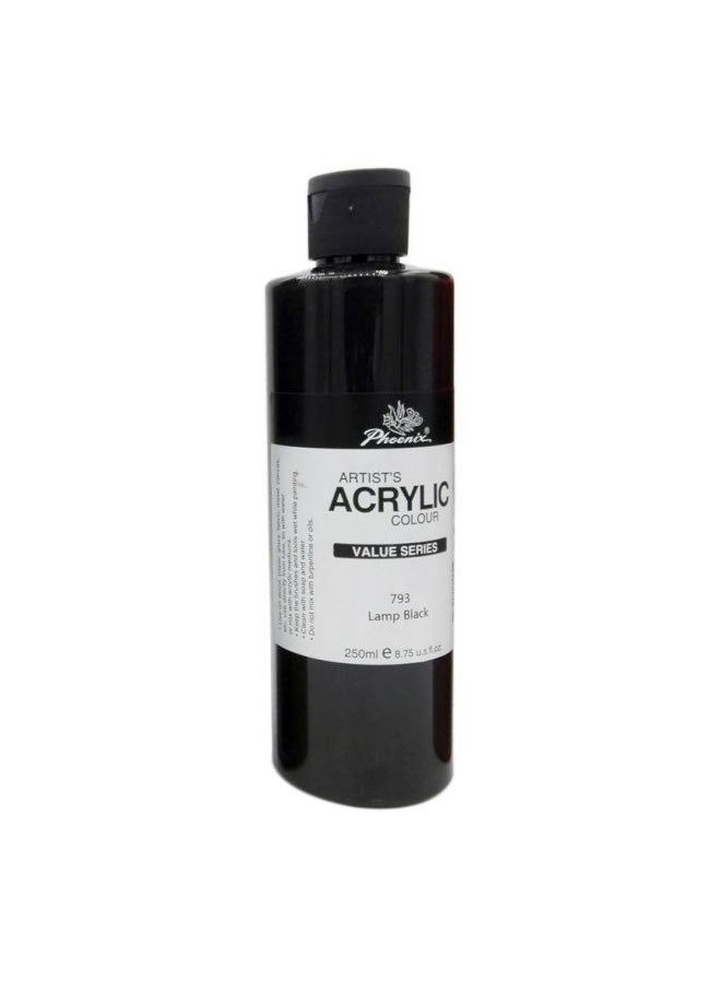 Phoenix Value Series Acrylic Artist's Colour 739 Lamp Black