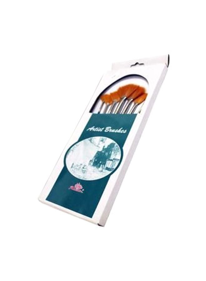 Phoenix 7-Piece Fan Art Brush Multicolour