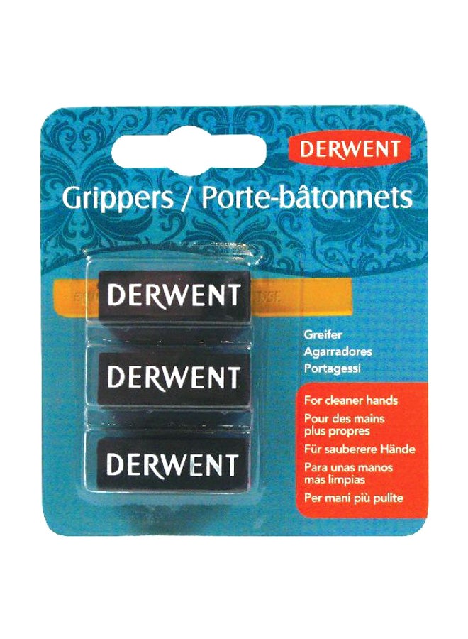 3-Piece Inktense Block Grippers Black
