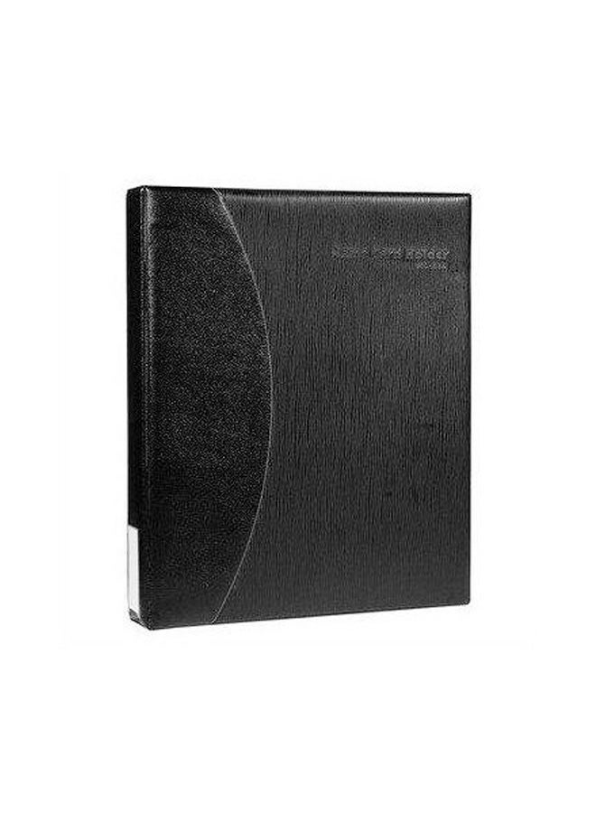 كوميكس حامل بطاقة العمل بمشبك على شكل حر D أسود - Image 1