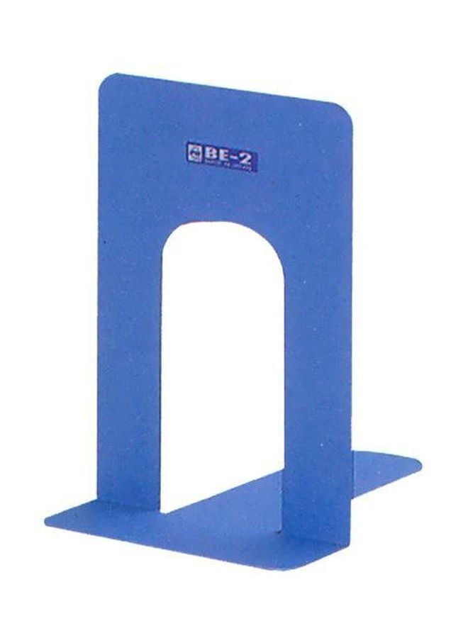 طقم أرفف للكتب من قطعتين أزرق