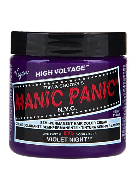 High Voltage Semi-Permanent Hair Color Cream Violet Night 118ml
