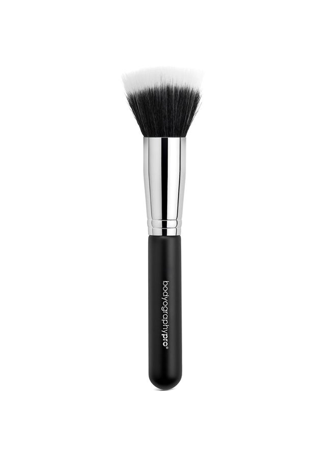 Bodyography - Makeup Stippling Brush Black/Silver - Image 1