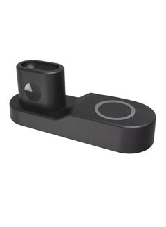 4-In-1 Wireless Charging Dock Station For Apple Watch Series 4/Apple iPhone XS Max/Apple AirPods Black