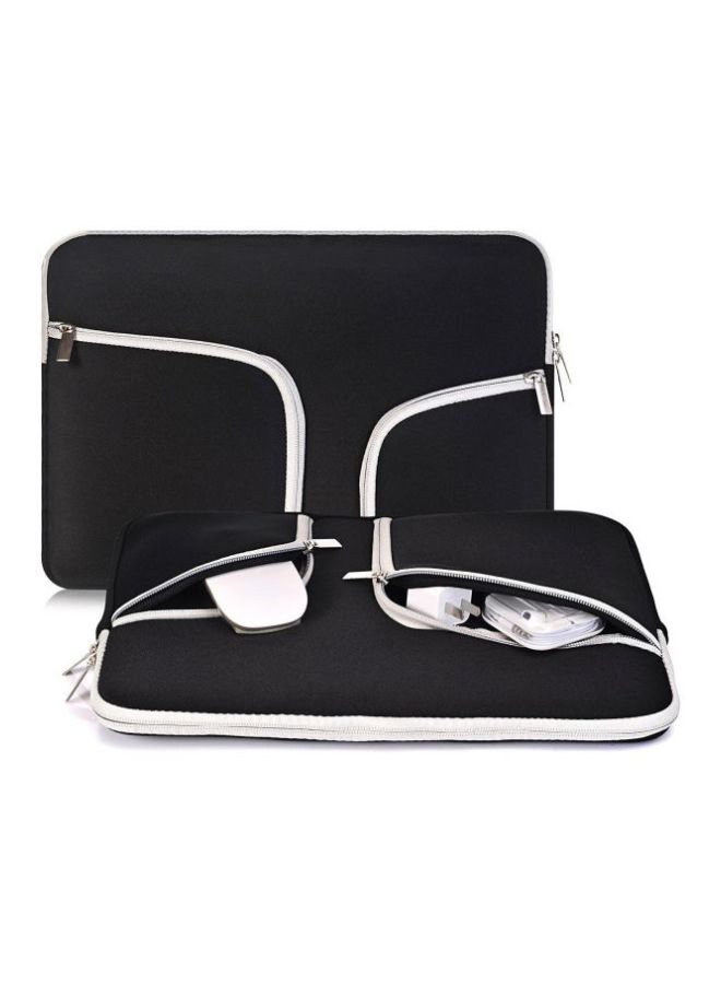 Protective Sleeve Bag For Apple MacBook Air/MacBook Pro Retina 13-Inch Black/Silver  - Image 3